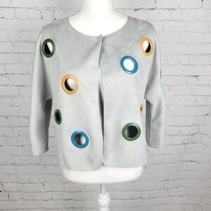 Adore Multi Colored Grommet Jacket